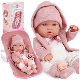 lalka-bobas-30cm-nosidelko-fotelik-kinderplay-ubranka-rozowe-zestaw