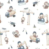 bambusowa-poduszka-do-spacerowki-motylek-monkey-stan-nowy