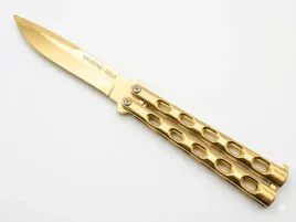 zloty-noz-motylkowy-balisong-treningowy-edc-stal-nierdzewna-elegancja