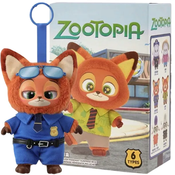 Maskotka Zootopia Blind Box Pluszak Niespodzianka Figurki Zwierzogród Miś 1