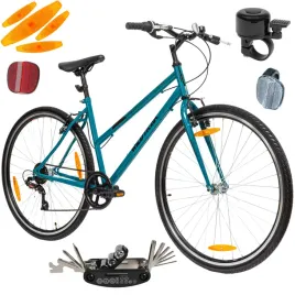rower-meski-damski-trekkingowy-kola-28-dzwonek-odblaski-power-turystyczny