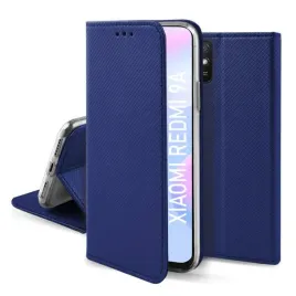 etui-do-xiaomi-redmi-9a-magnet-smart-granatowe-kabura-szklo-9h