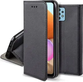 etui-do-samsung-galaxy-a32-magnet-smart-czarne-kabura-szklo-9h