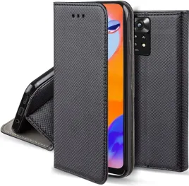 etui-do-xiaomi-redmi-note-11-pro-5g-magnet-smart-czarne-kabura-szklo-9h