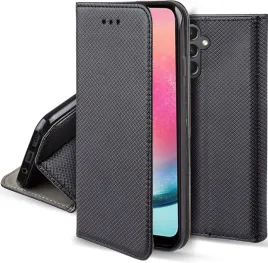 etui-do-samsung-galaxy-a24-magnet-smart-czarne-kabura-szklo-9h