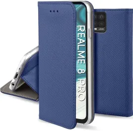etui-do-realme-8-8-pro-magnet-smart-granatowe-kabura-szklo-9h