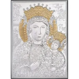 grawer-gratis-obrazek-srebrny-obraz-matka-boska-czestochowska-prezent