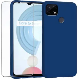 etui-matowe-slim-do-realme-c21-soft-szklo-9h