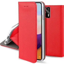 etui-do-realme-gt-5g-magnet-smart-czerwone-kabura-szklo-9h