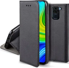 etui-do-xiaomi-redmi-note-9-magnet-smart-czarne-kabura-szklo-9h
