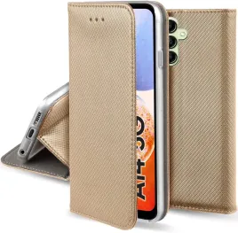 etui-do-samsung-galaxy-a14-5g-magnet-smart-zlote-kabura-szklo