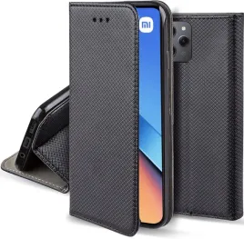 etui-do-xiaomi-redmi-12-4g-magnet-smart-czarne-kabura-szklo-9h