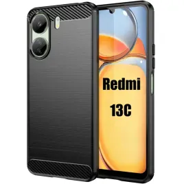 etui-do-redmi-13c-orpancerne-karbon-case-czarne-szklo-hartowane-9h