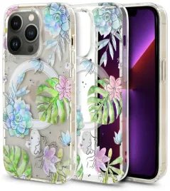 etui-do-apple-iphone-13-pro-max-silikonowe-flowers-do-magsafe-szklo-9h
