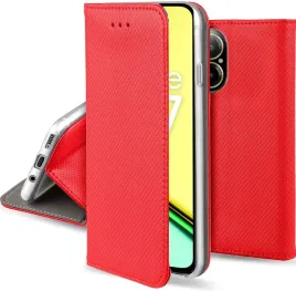 etui-do-realme-c67-4g-magnet-smart-czerwone-kabura-szklo-9h