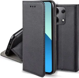 etui-do-xiaomi-redmi-note-13-4g-magnet-smart-czarne-kabura-szklo-9h
