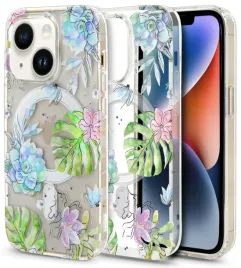 etui-do-apple-iphone-14-plus-silikonowe-flowers-do-magsafe-szklo-9h