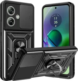 etui-pancerne-slide-do-motorola-moto-g54-czarne-defender-case-szklo-9h
