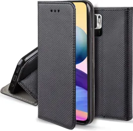etui-do-xiaomi-redmi-note-10-5g-magnet-smart-czarne-kabura-szklo-9h