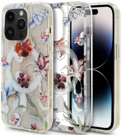 etui-do-apple-iphone-14-pro-silikonowe-flowers-do-magsafe-szklo-9h