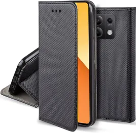 etui-do-xiaomi-redmi-note-13-5g-magnet-smart-czarne-kabura-szklo-9h