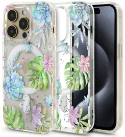 etui-do-apple-iphone-15-pro-silikonowe-flowers-do-magsafe-szklo-9h