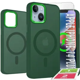 etui-do-iphone-14-plus-do-magsafe-or-wzmocnione-360-or-zielone-matowe-szklo