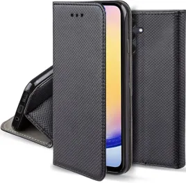 etui-do-samsung-galaxy-a25-5g-magnet-smart-czarne-kabura-szklo-9h