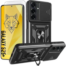 etui-pancerne-slide-do-samsung-galaxy-s25-czarne-defender-case-szklo-9h