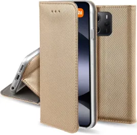 etui-do-xiaomi-redmi-note-14-5g-magnet-smart-zlote-kabura-szklo-9h