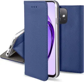 etui-do-oppo-a40-magnet-smart-granatowe-kabura-szklo