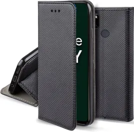etui-do-realme-c21y-magnet-smart-zlote-kabura-szklo-9h