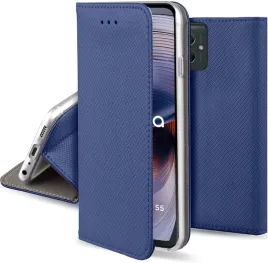 etui-do-motorola-moto-g55-magnet-smart-granatowe-kabura-szklo-9h