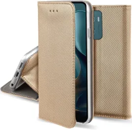 etui-do-motorola-moto-g05-magnet-smart-zlote-kabura-szklo-9h