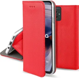 etui-do-motorola-moto-g55-magnet-smart-czerwone-kabura-szklo-9h