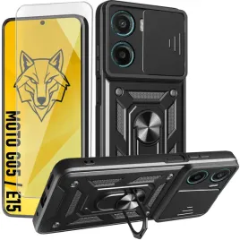 etui-pancerne-slide-do-motorola-moto-g05-e15-czarne-defender-case-szklo-9h