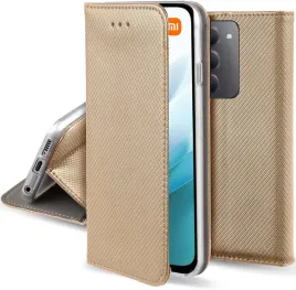 etui-do-xiaomi-redmi-15-4g-5g-magnet-smart-zlote-kabura-szklo-9h