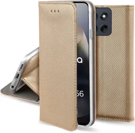 etui-do-motorola-moto-g05-magnet-smart-zlote-kabura-szklo-9h