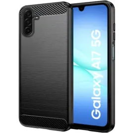 etui-do-samsung-galaxy-a17-pancerne-karbon-case-czarne-szklo-9h