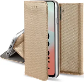 etui-do-samsung-galaxy-m16-magnet-smart-zlote-kabura-szklo-9h