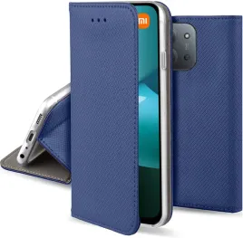 etui-do-xiaomi-redmi-15c-4g-5g-magnet-smart-granatowe-kabura-szklo-9h