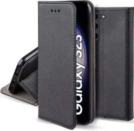 etui-do-samsung-galaxy-s23-magnet-smart-czarne-kabura-szklo-9h