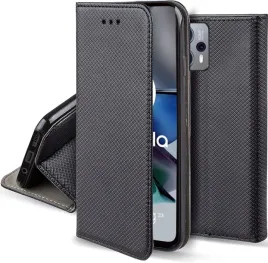 etui-do-motorola-moto-g23-magnet-smart-czarne-kabura-szklo-9h