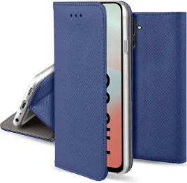 etui-do-samsung-galaxy-m16-magnet-smart-granatowe-kabura-szklo-9h