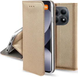 etui-do-xiaomi-redmi-note-15-5g-magnet-smart-zlote-kabura-szklo-9h