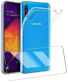 etui-do-samsung-galaxy-a50-szklo-9h-clear-case-silikon-slim-1mm