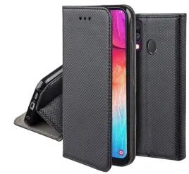 etui-do-samsung-galaxy-a40-magnet-smart-czarne-kabura-szklo-9h