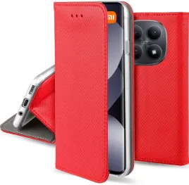 etui-do-xiaomi-redmi-note-15-5g-magnet-smart-czerwone-kabura-szklo-9h