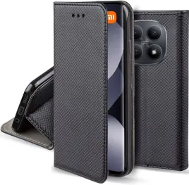 etui-do-xiaomi-redmi-note-15-5g-magnet-smart-czarne-kabura-szklo-9h
