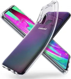 etui-do-samsung-galaxy-a40-szklo-9h-clear-case-silikon-slim-2mm